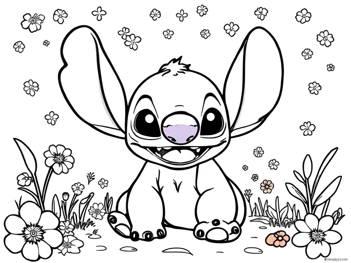 coloriages Stitch