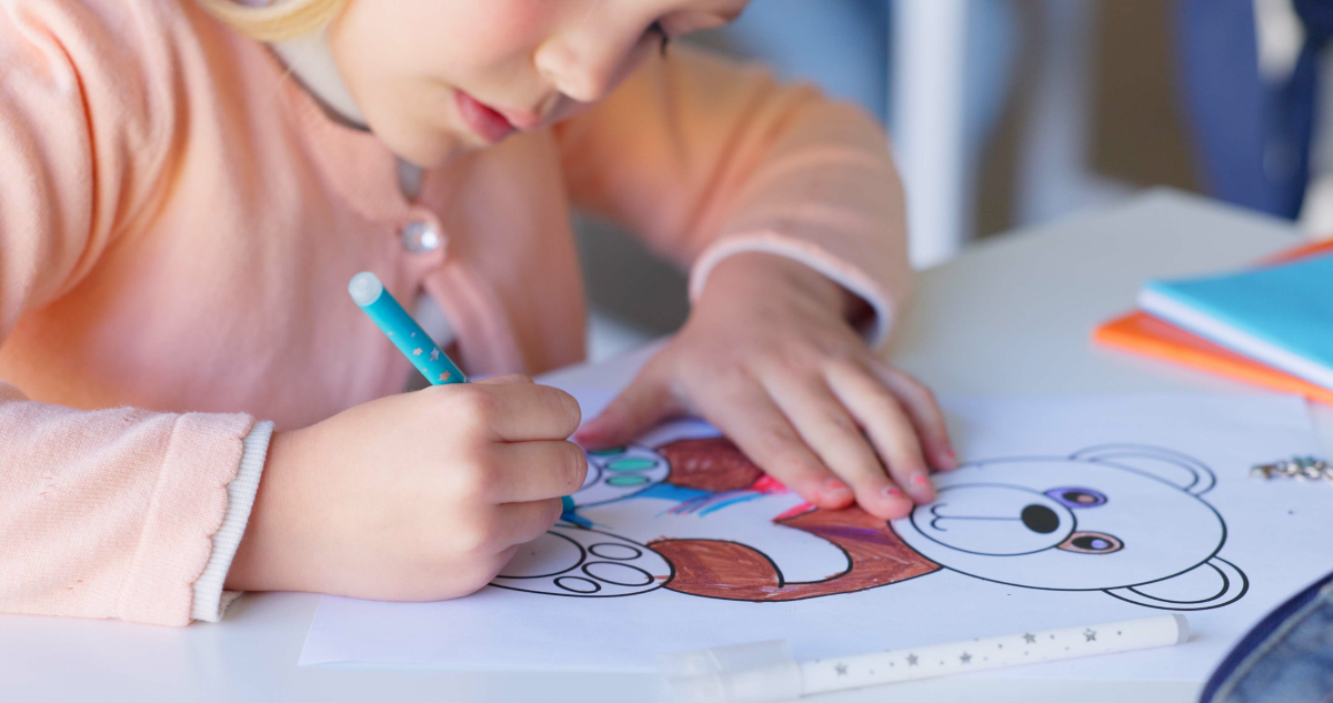 séance de coloriage