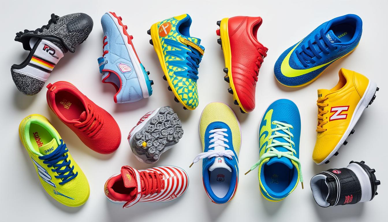 découvrez la gamme de crampons de foot pour enfants chez intersport, alliant confort, style et performances. offrez à vos petits sportifs le meilleur équipement pour jouer sur le terrain avec aisance et élégance.