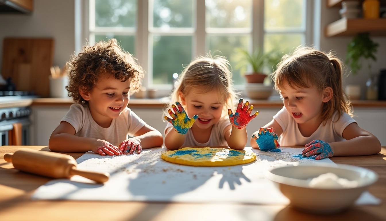 découvrez la recette facile et rapide de pâte à modeler sans cuisson, idéale pour divertir vos enfants tout en stimulant leur créativité. une activité manuelle incontournable pour tous les parents !