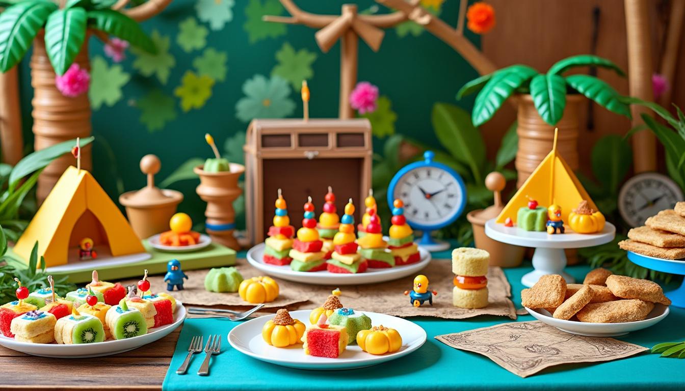 découvrez des recettes gourmandes, ludiques et faciles à préparer pour un anniversaire d'enfant sur le thème d'explorateur curieux. idées originales pour régaler les petits aventuriers !