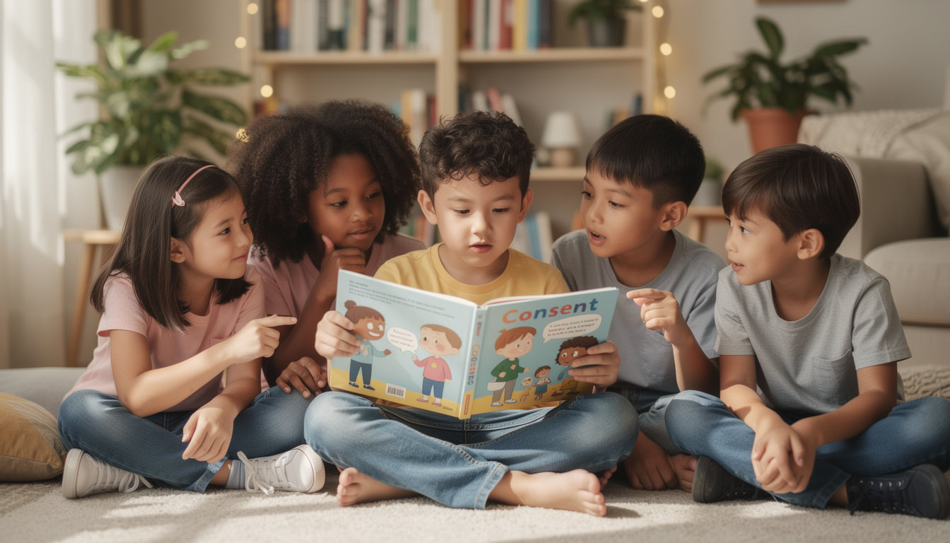 découvrez comment un livre sur le consentement peut influencer positivement la compréhension et le respect des limites chez les enfants dans leur environnement.