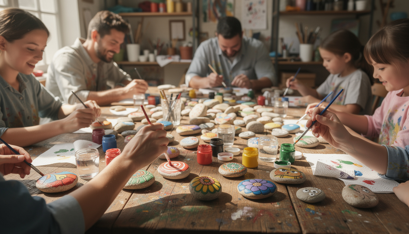 découvrez les histoires inspirantes des participants aux ateliers de peinture sur galets, où créativité et passion donnent vie à des œuvres uniques.