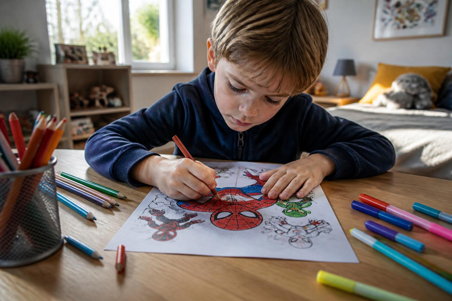 découvrez comment les coloriages de spidey et ses amis favorisent le développement des enfants en stimulant leur créativité, leur motricité fine et leur concentration.