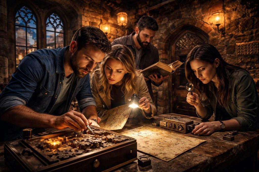 plongez dans un escape game à metz et vivez une expérience immersive unique. à ne pas manquer pour les amateurs de défis et d'aventures en équipe !